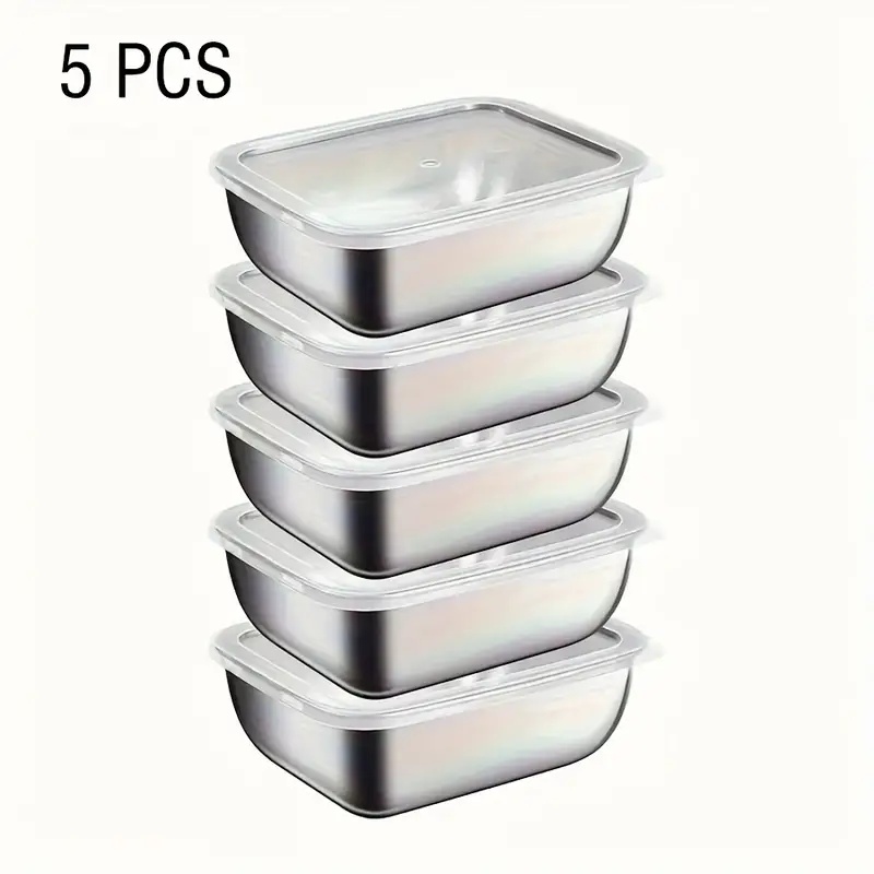 Meal Prep Ideas - 5-częściowy zestaw pojemników na żywność ze