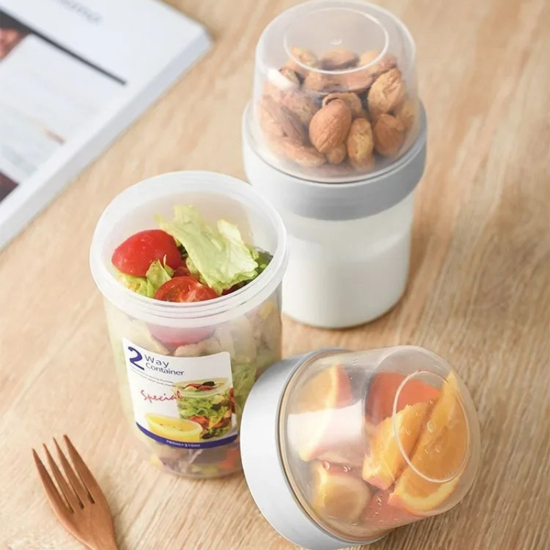 Meal Prep Oatmeal Jars - Śniadanie Owsianka Kaszka Orzechy Jogurt Sałatka