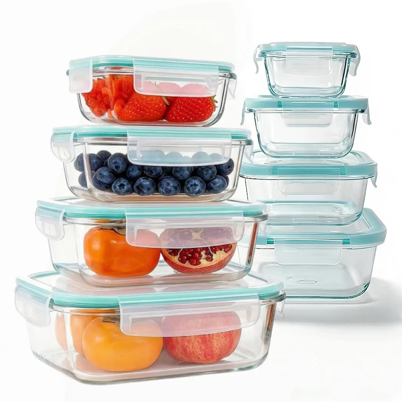 Meal Prep Ideas - Szklany pojemnik na lunch z borokrzemianowego