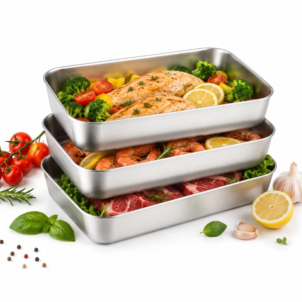 Meal Prep Ideas - 3 szt. pojemników na żywność ze