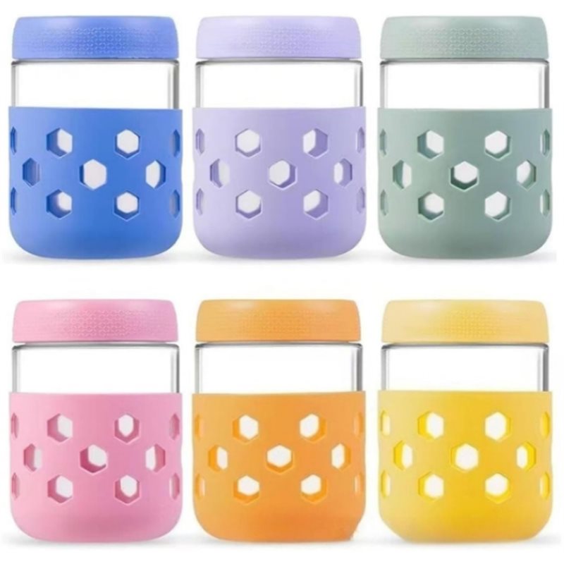 Meal Prep Oatmeal Jars - AB66-1 Zestaw słoików na owsiankę na