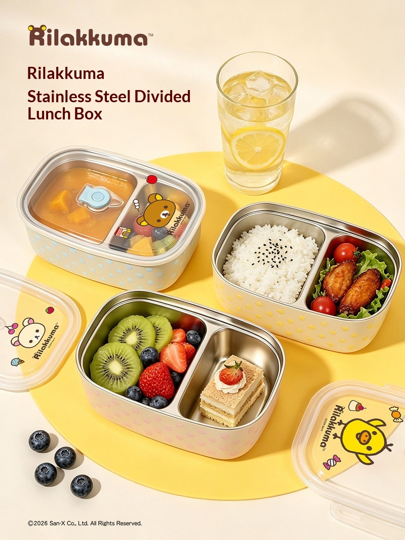 Meal Prep For Office - Rilakkuma Pudełko na lunch ze stali
