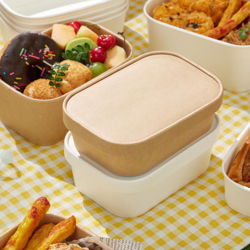 Meal Prep Lunch - 10 sztuk kwadratowych jednorazowych pudełek na