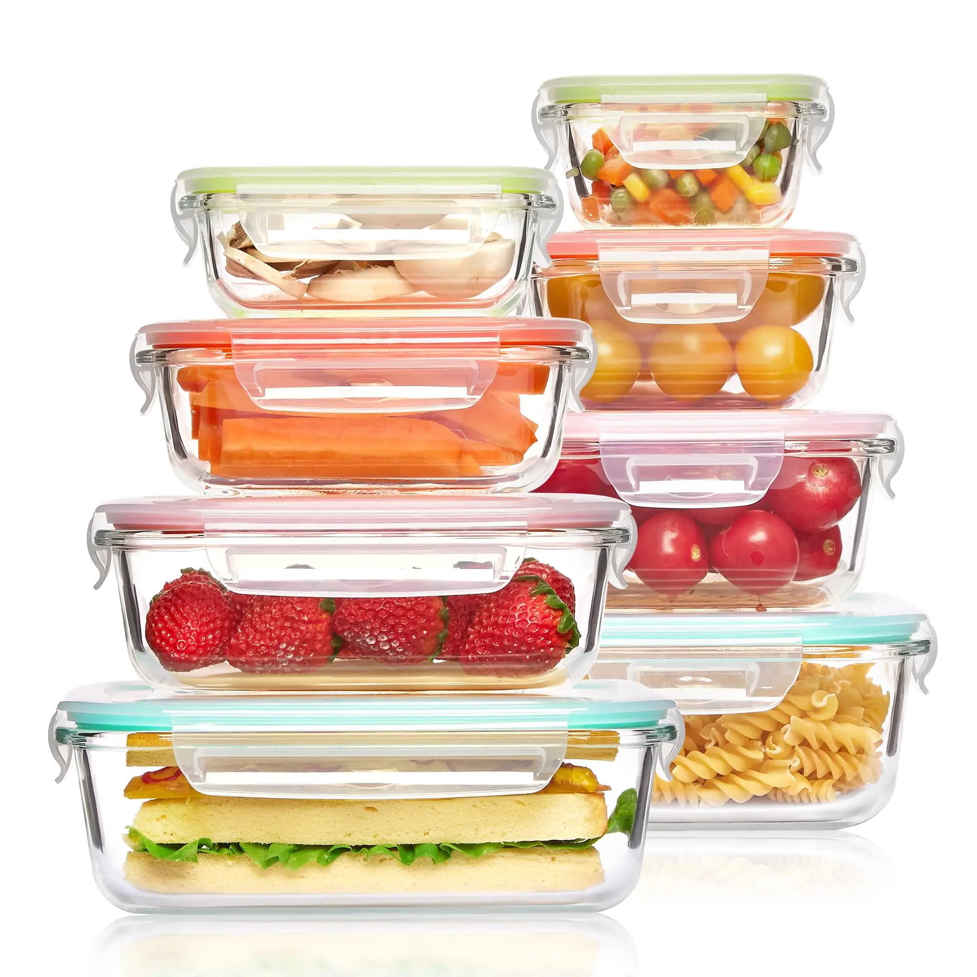 Meal Prep Ideas - Szklane pudełko na lunch Pojemniki do