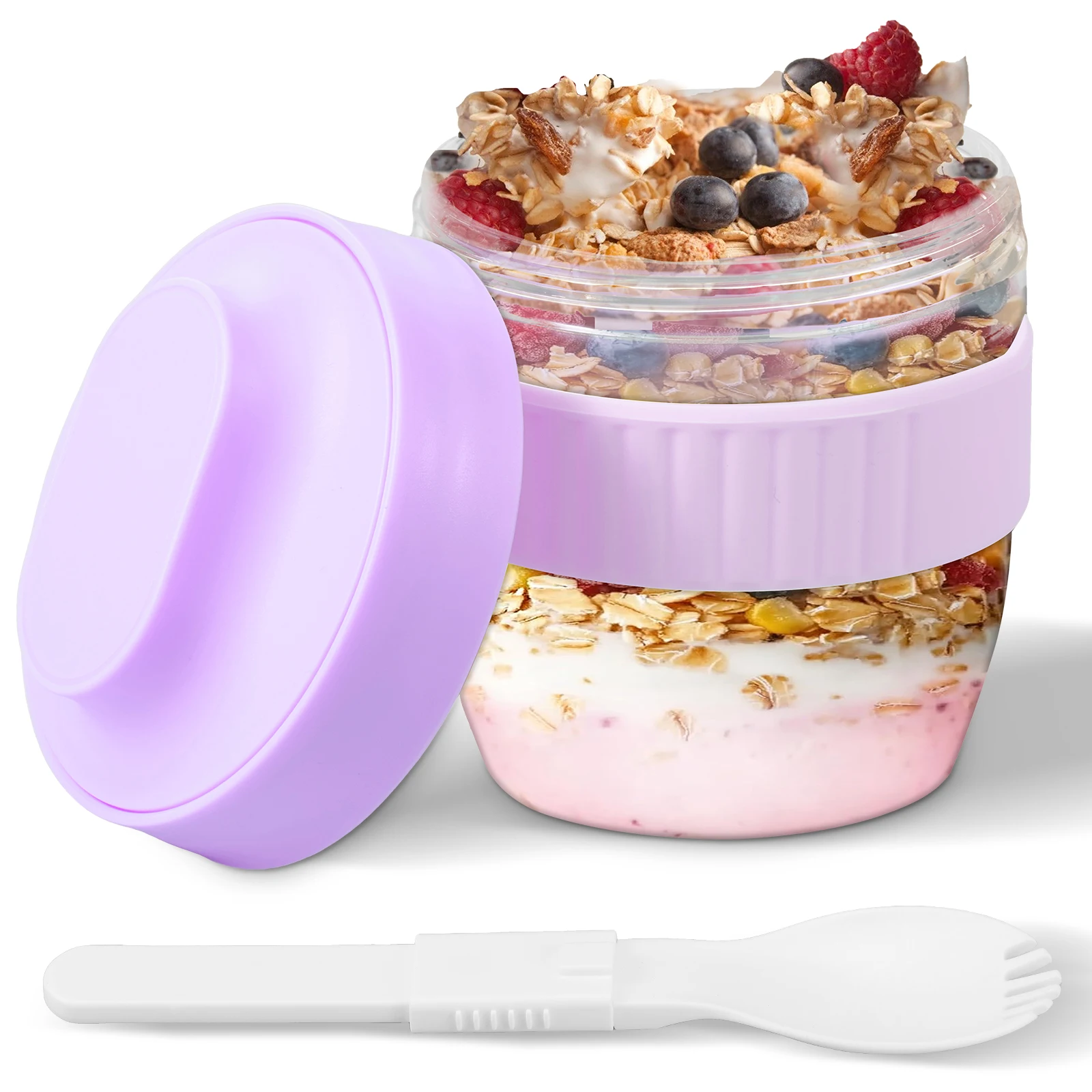 Meal Prep Oatmeal Jars - Pojemnik na owsiankę na noc z