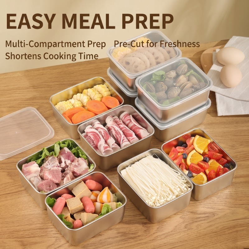 Meal Prep For Office - Zestaw pojemników do przechowywania żywności ze