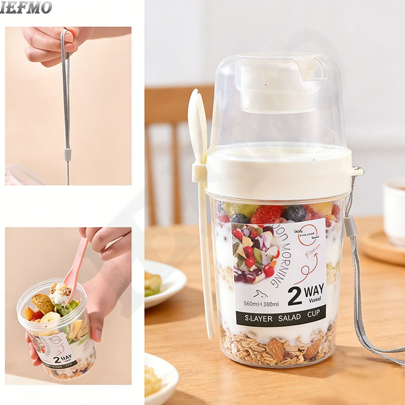 Przenośny zestaw misek na sała – Meal Prep Yogurt Cups recenzja i cena