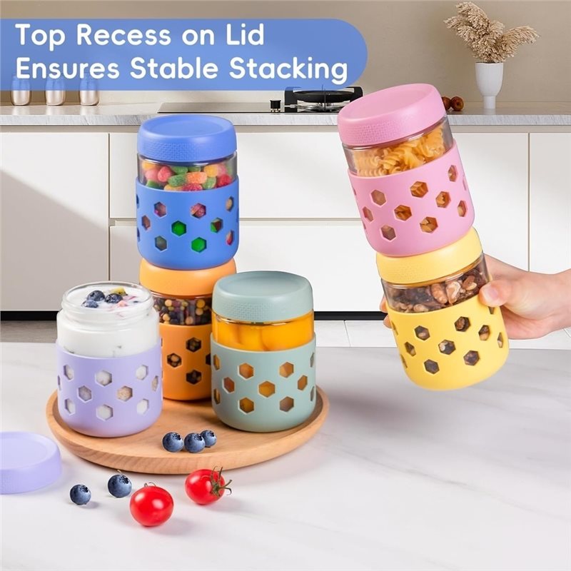 Słoiki szklane ABUI z hermetyc – Meal Prep Oatmeal Jars recenzja i cena