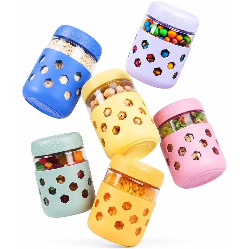 Słoiki ze szkła SOFT-Glass z h – Meal Prep Oatmeal Jars recenzja i cena