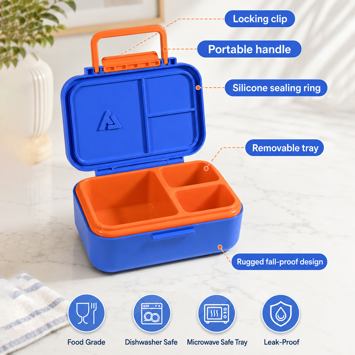 Pudełko na lunch Bento z izolo – Meal Prep Lunch recenzja i cena