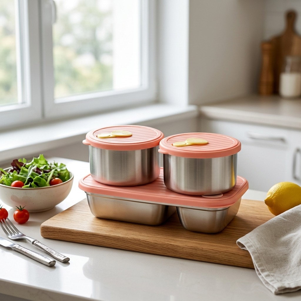 Zestaw pojemników na lunch ze  – Meal Prep For Office recenzja i cena