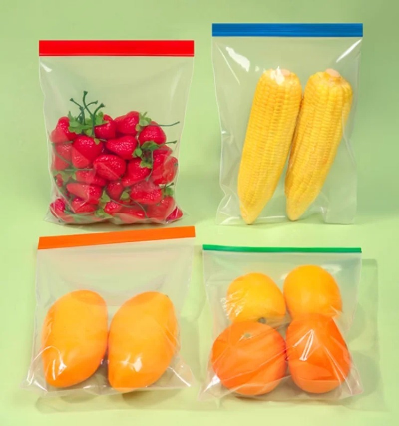 Kolorowe, przezroczyste torby  – Meal Prep For A Day recenzja i cena