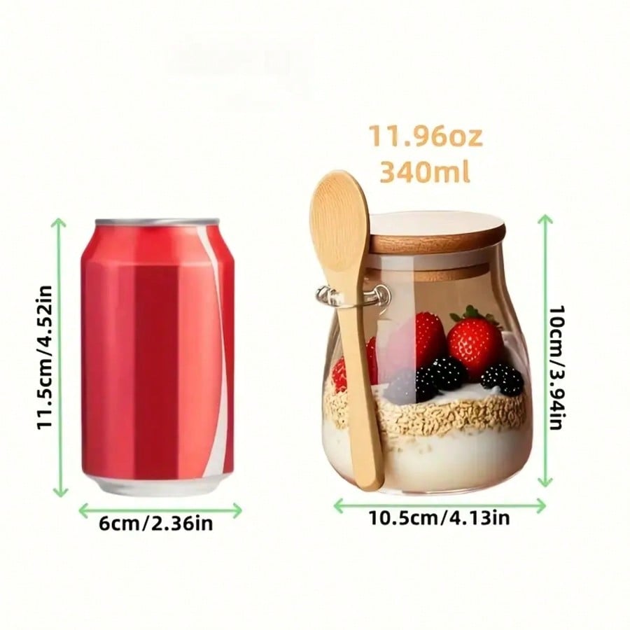 4-pak pojemników na owsiankę n – Meal Prep Yogurt Cups recenzja i cena