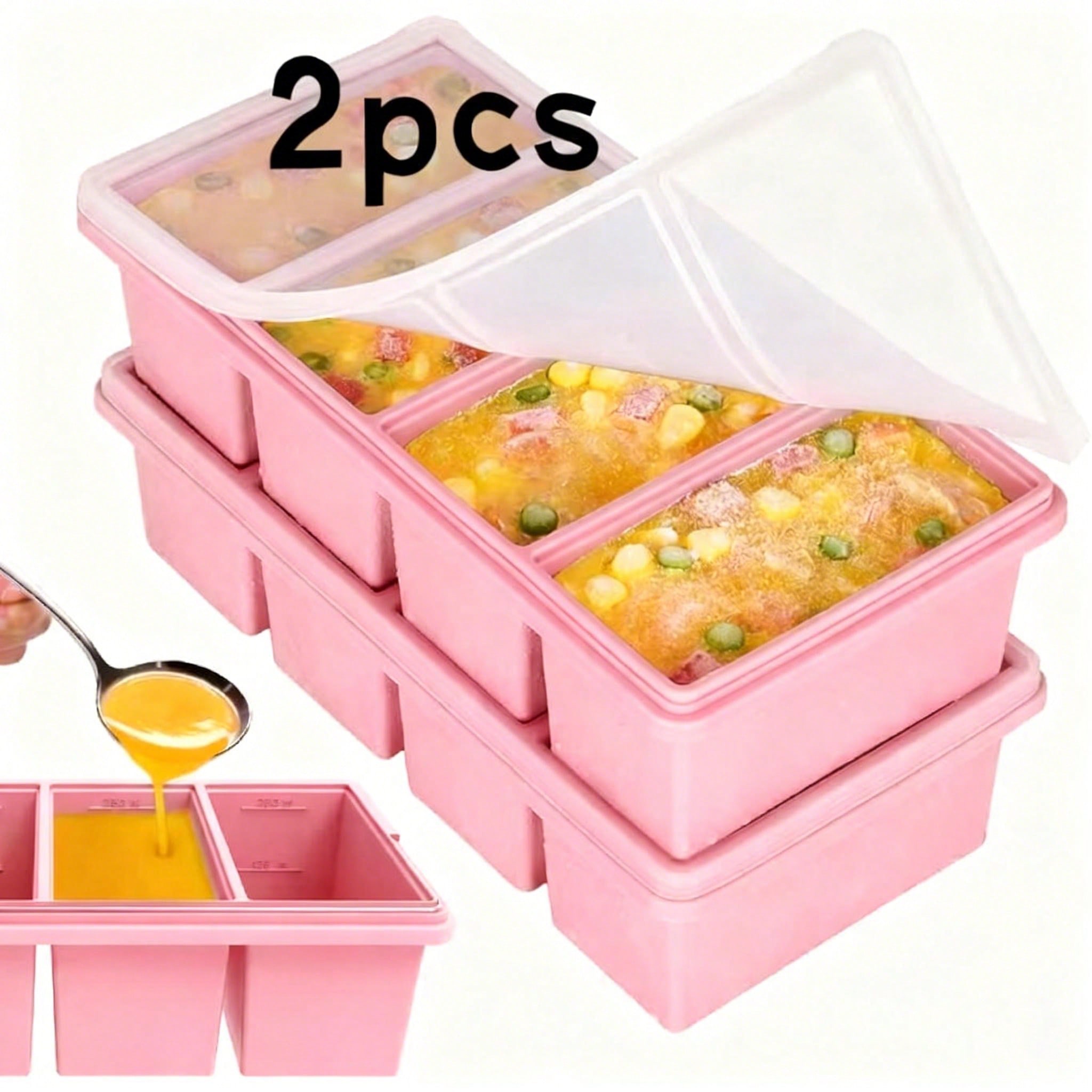 Zestaw 2 silikonowych foremek  – Meal Prep Soup recenzja i cena