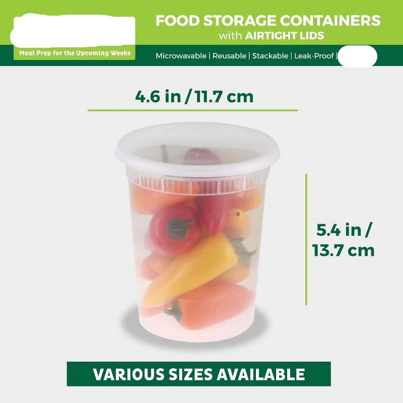 [24 Zestaw] Plastikowe pojemni – Meal Prep Soup recenzja i cena