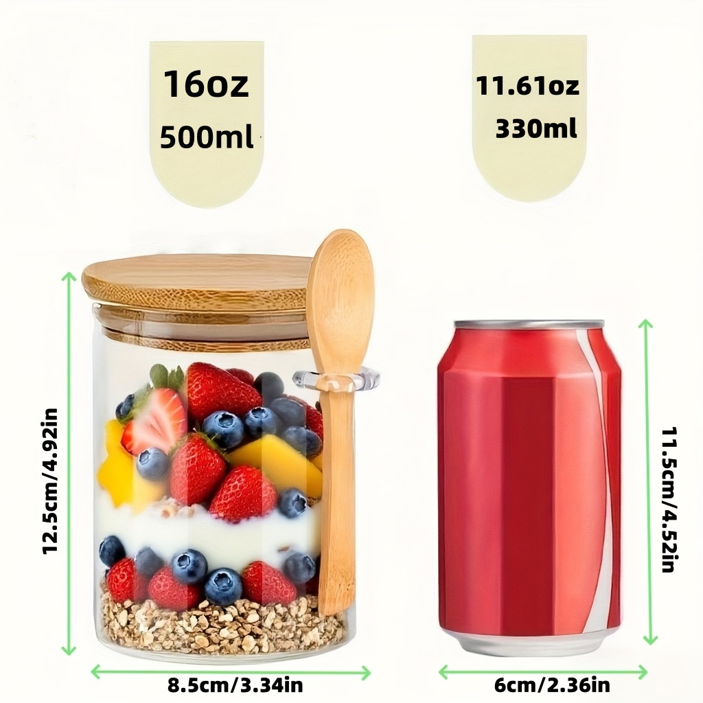 Zestaw szklanych pojemników do – Meal Prep Oatmeal Jars recenzja i cena