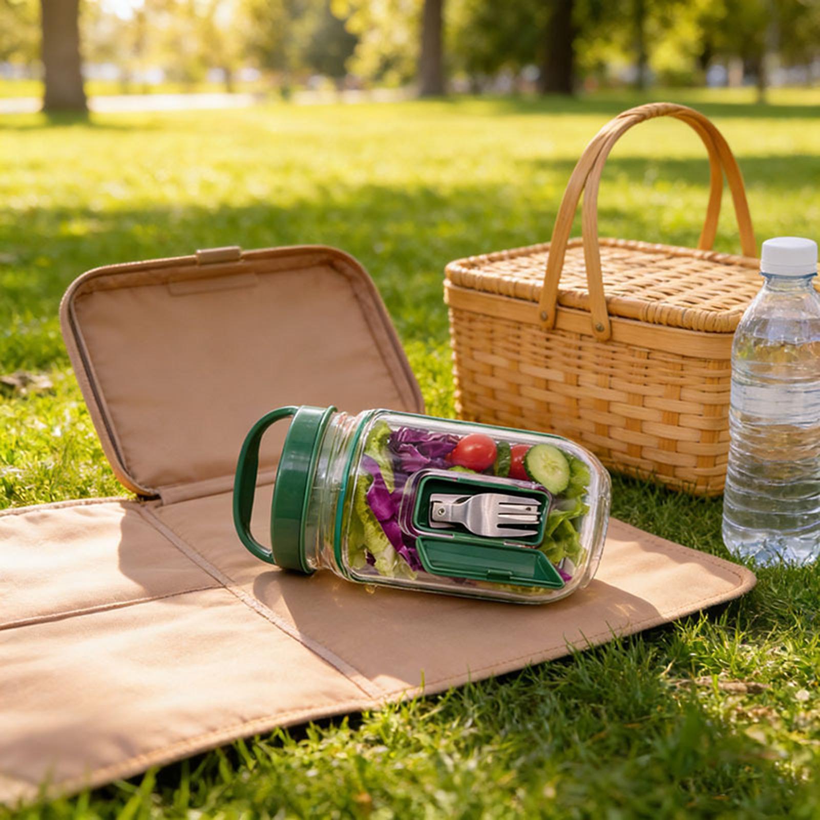 Pojemnik na sałatkę 1000 ml, s – Meal Prep For Office recenzja i cena