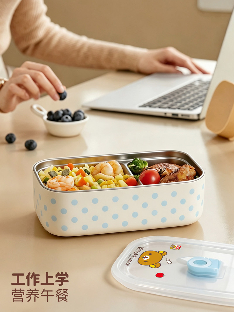 Rilakkuma Pudełko na lunch ze  – Meal Prep For Office recenzja i cena
