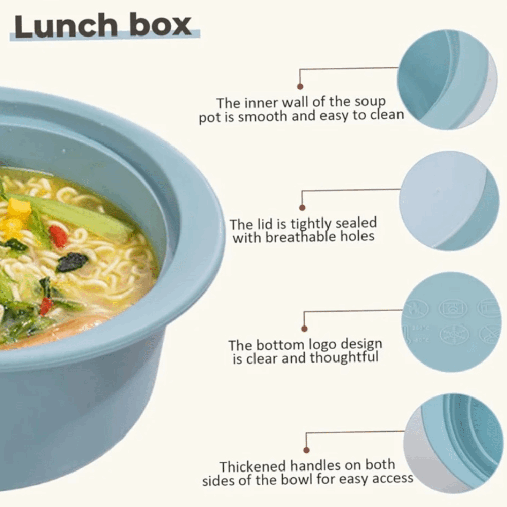 Silikonowy pojemnik na lunch d – Meal Prep Soup recenzja i cena