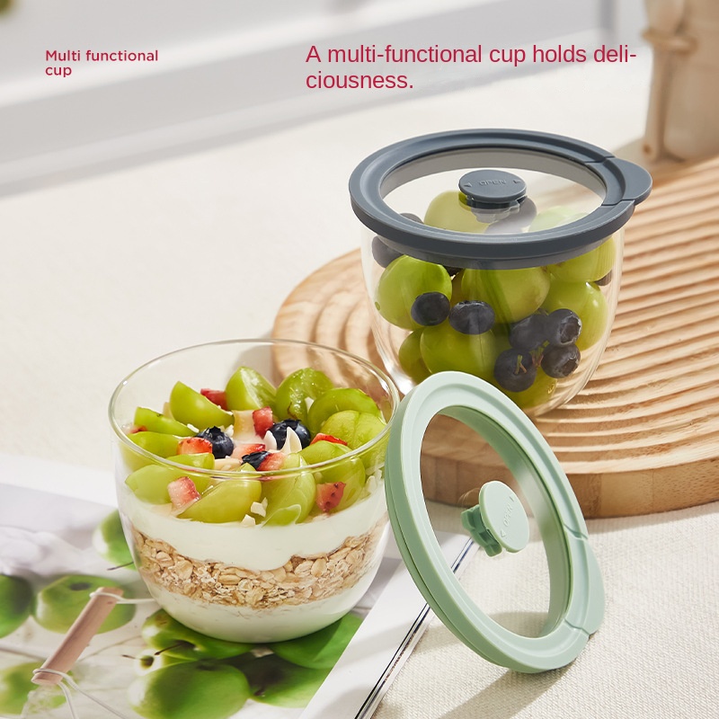 Szklany pojemnik na owsiankę n – Meal Prep Yogurt Cups recenzja i cena