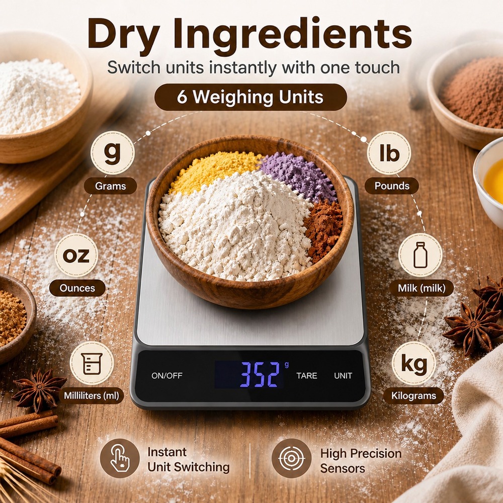 Wodoodporna cyfrowa waga kuche – Meal Prep Kitchen recenzja i cena