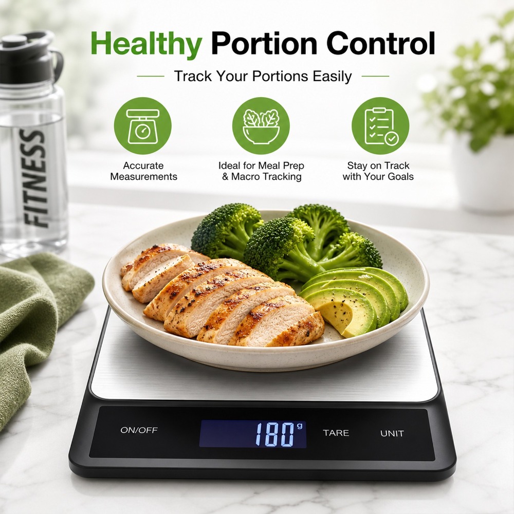 Wodoodporna cyfrowa waga kuche – Meal Prep Kitchen recenzja i cena
