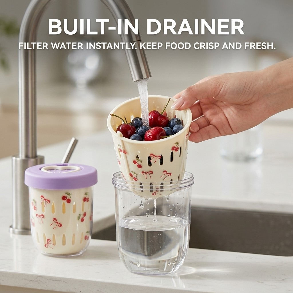 Plastikowy pojemnik na sałatkę – Meal Prep Yogurt Cups recenzja i cena